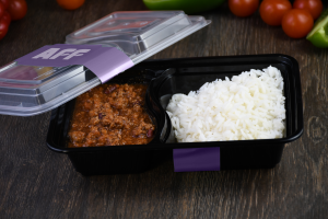BEEF CHILLI CON CARNE, BASMATI RICE